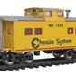 Walthers 910-8602 HO Chessie/WM NE-Style Center Cupola Caboose RTR #1898