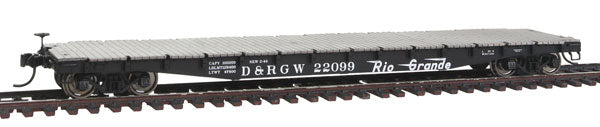 Walthers 920-104110 HO Denver and Rio Grande Western 53' AAR Flatcar RTR #22099