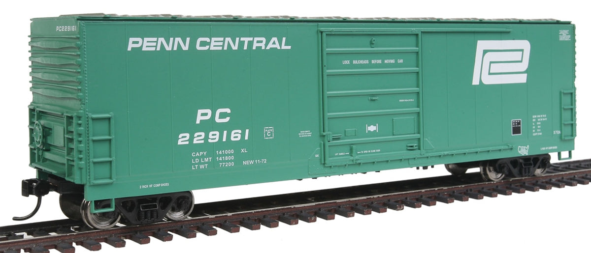 Walthers 910-1909 HO Penn Central 50' Evans Smooth Side Boxcar RTR #229161