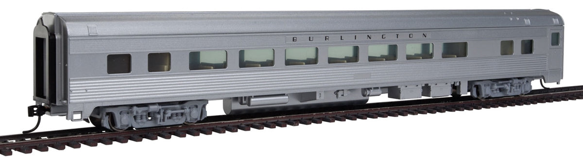 Walthers 910-30003 HO CB&Q 85' Budd Large-Window Coach RTR