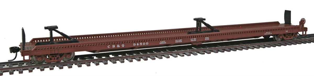 Walthers 910-5201 HO Chicago Burlington & Quincy 75' Piggyback Flatcar #94500