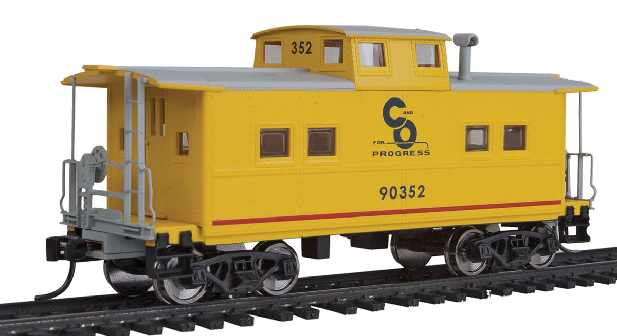 Walthers 910-8601 HO C&O NE-Style Center Cupola Caboose Ready to Run #93502