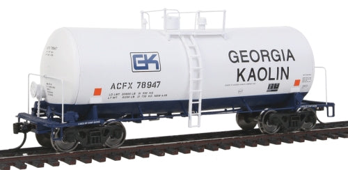 Walthers 920-100123 HO Georgia Kaolin UTLX 40' Funnel Flow Tank Car #78947