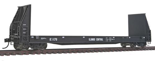 Walthers 920-104512 HO Illinois Central 50' Sieco Pulpwood Flatcar RTR #1179