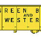 Walthers 920-105503 HO Green Bay & Western 53' Thrall Gondola #32