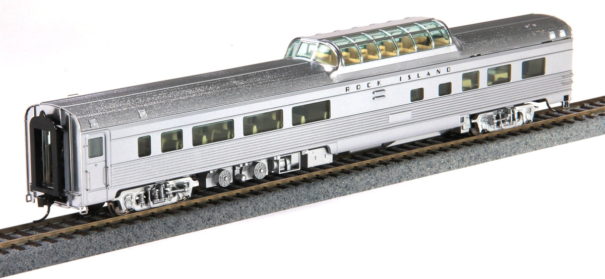 Walthers 920-13027 HO Scale Rock Island 85' Budd Dome Coach Car
