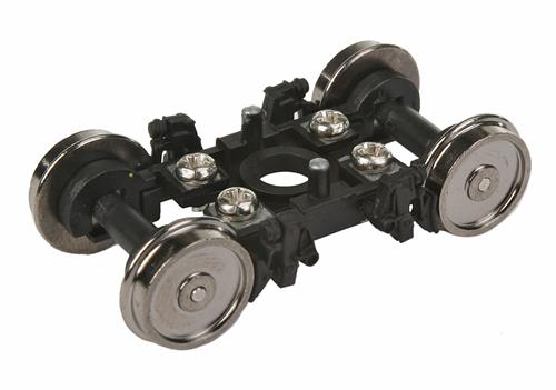 Walthers 920-2131 HO Scale Black Amfleet Inside Bearing Truck (Pack of 2)