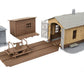 Walthers 931-909 HO Trackside Tool Buildings Kit