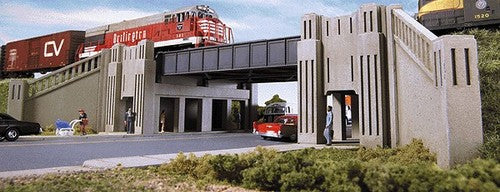 Walthers 933-3190 HO Scale Art Deco Highway Underpass Cornerstone Series Kit
