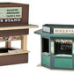Walthers 933-3773 HO Two City Sidewalk Newsstands Kit