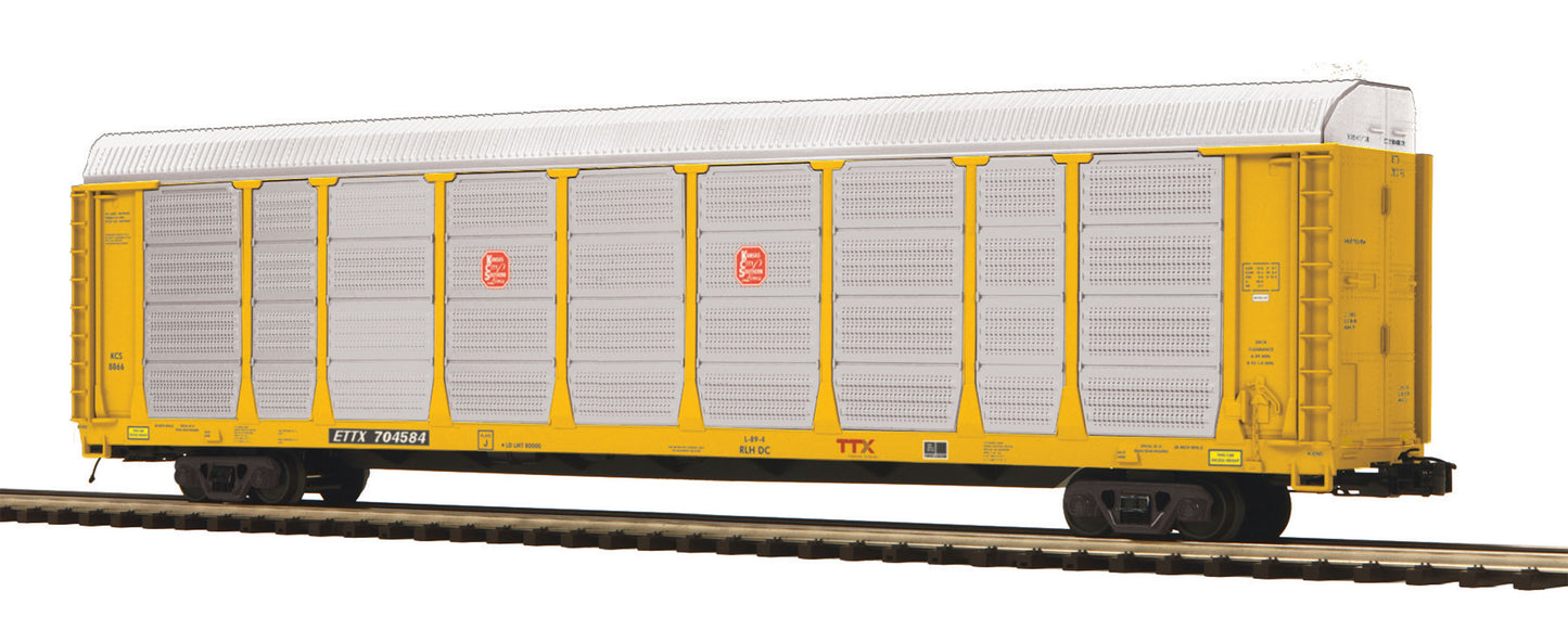 MTH 20-95131 O Kansas City Southern ETTX Corrugated Auto Carrier