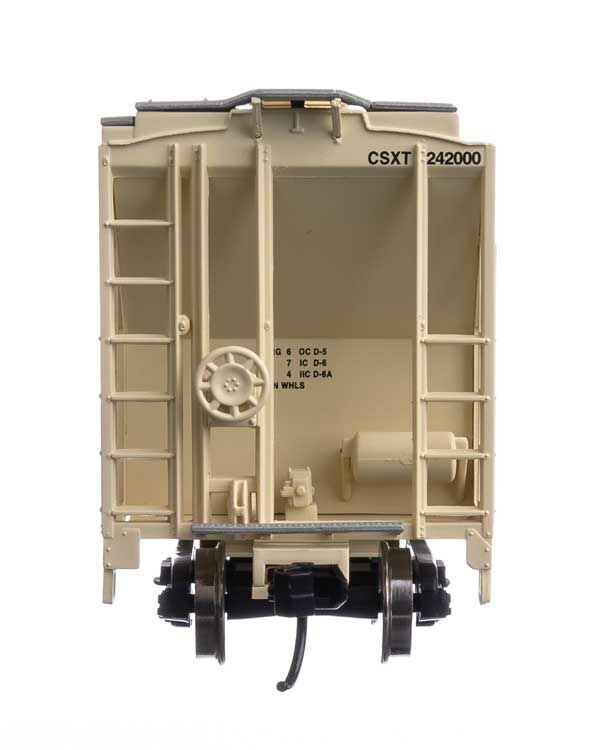 Walthers 910-7978 HO CSX 37' 2980 Cubic-Foot 2-Bay Covered Hopper RTR #242000