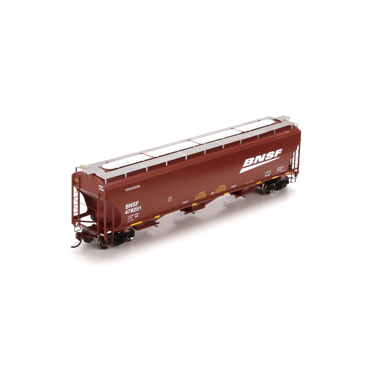 Athearn 89474 HO BNSF Trinity 3-Bay Covered Hopper Ready to Run #478251