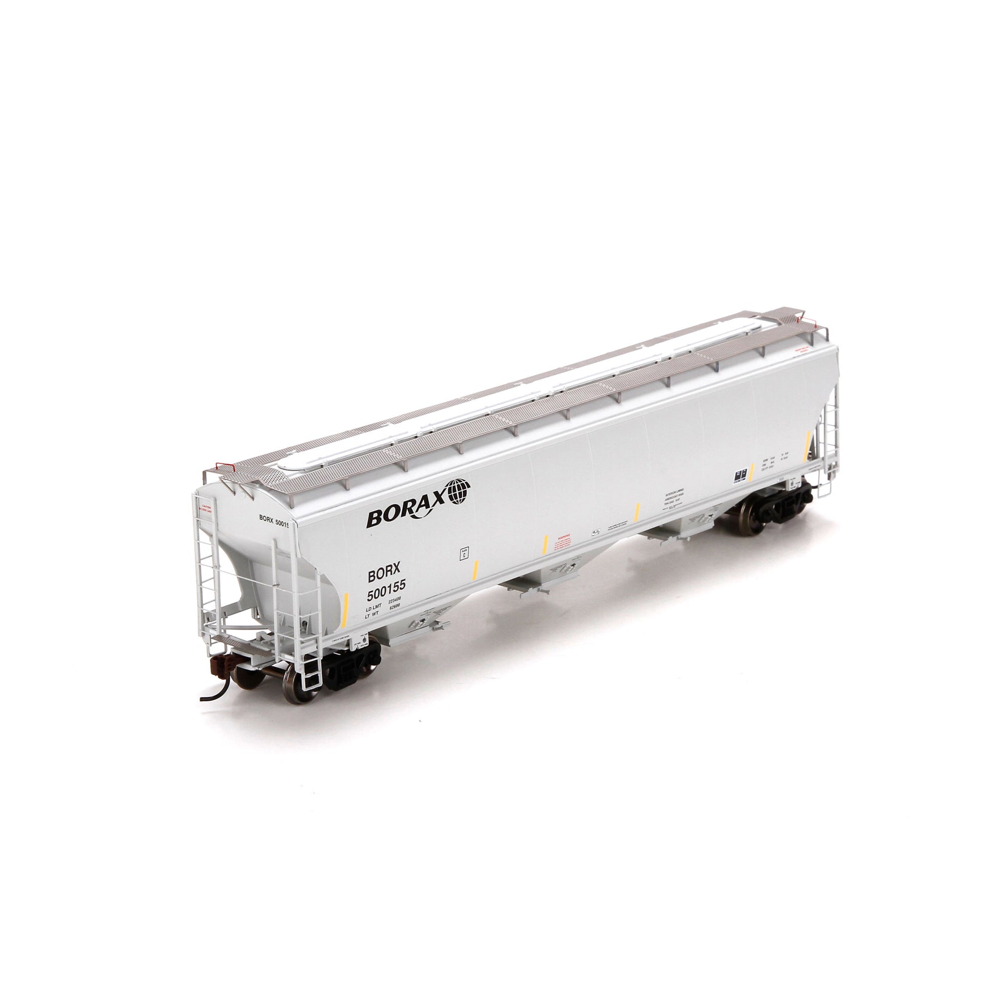 Athearn 89478 HO BORX Trinity 3-Bay Covered Hopper Ready to Run #500155