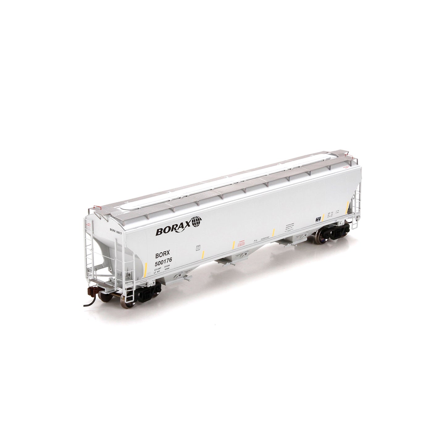 Athearn 89479 HO BORX Trinity 3-Bay Covered Hopper Ready to Run #500176