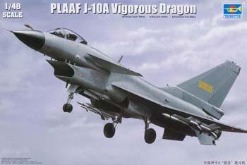 Trumpeter 02841 1:48 PLAAF J10A Vigorous Dragon Fighter Military Plane Kit