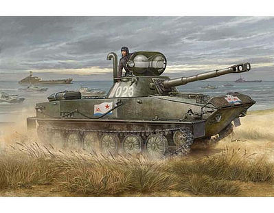 Trumpeter 00381 1:35 Russian PT-76B Amphibious Military Tank Model Kit