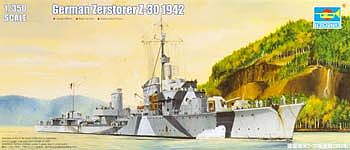 Trumpeter 05322 1:350 1942 German Zerstorer Z-30 Destroyer Plastic Model Kit
