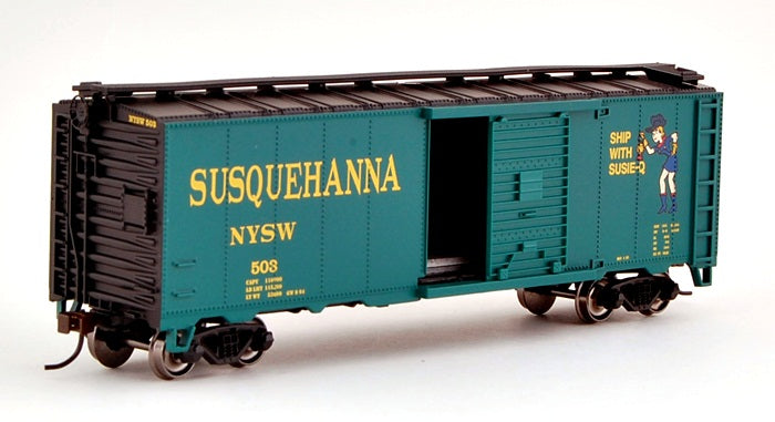Bachmann 17001 HO New York, Susquehanna and Western 40' Box Car LN/Box