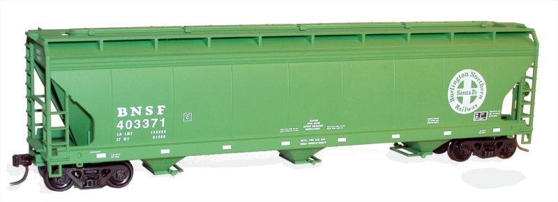 Accurail 2093 HO Burlington Northern Santa Fe 3-Bay Covered Hopper #403371