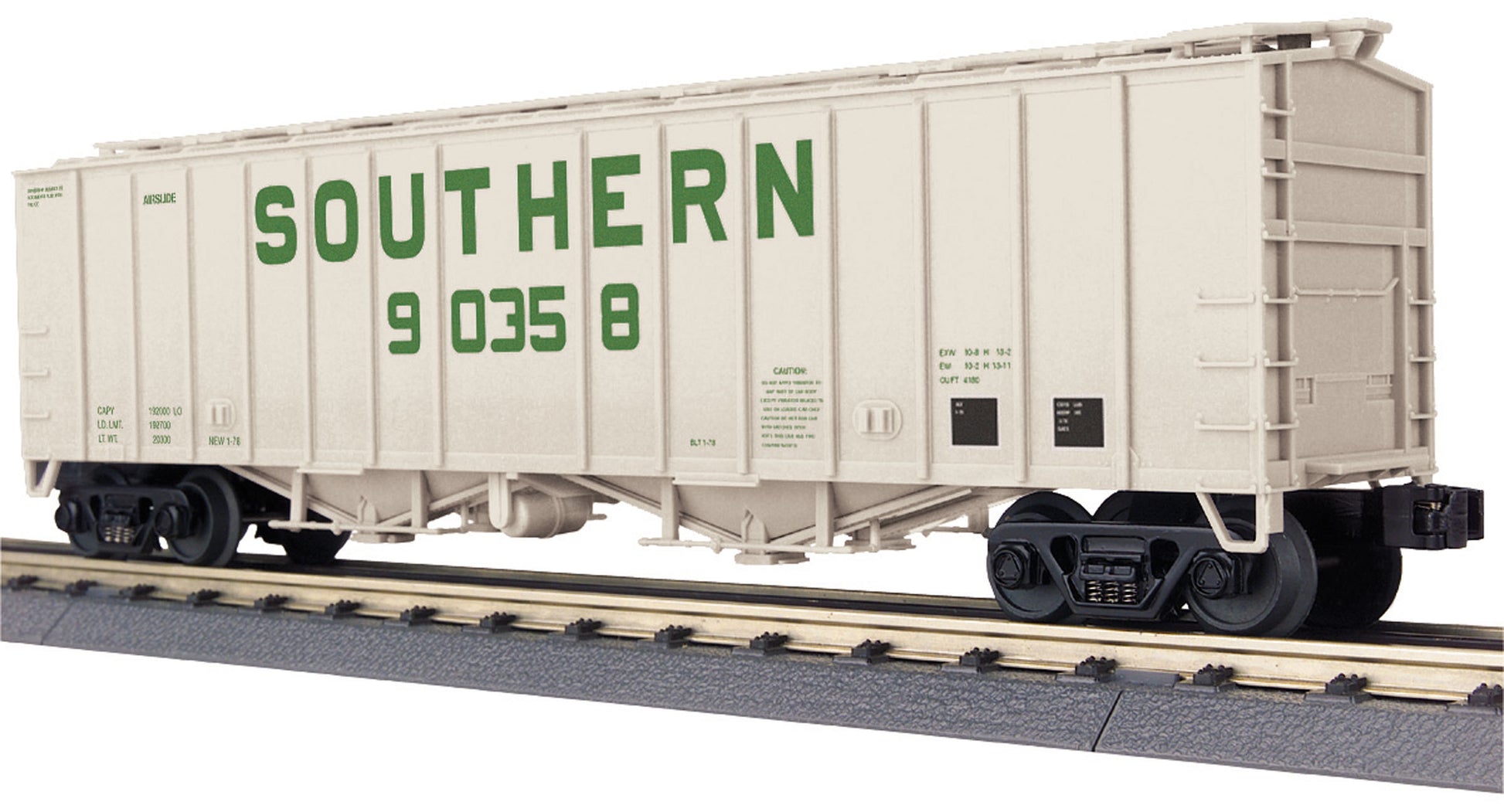 MTH 30-75504 O Gauge Southern Airslide Hopper Car #90358