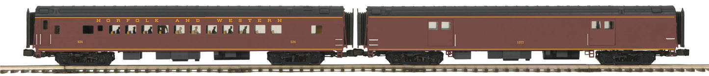 MTH 20-69260 O Norfolk & Western 70' Smooth Baggage/Coach