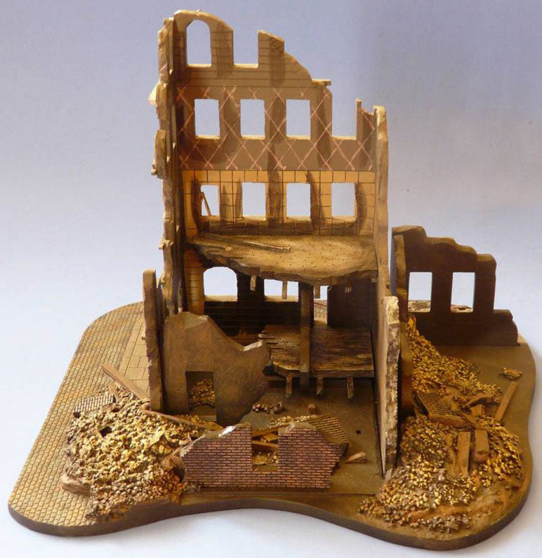 Imex 6510 1:72 WWII Bombed Out Tall City Building