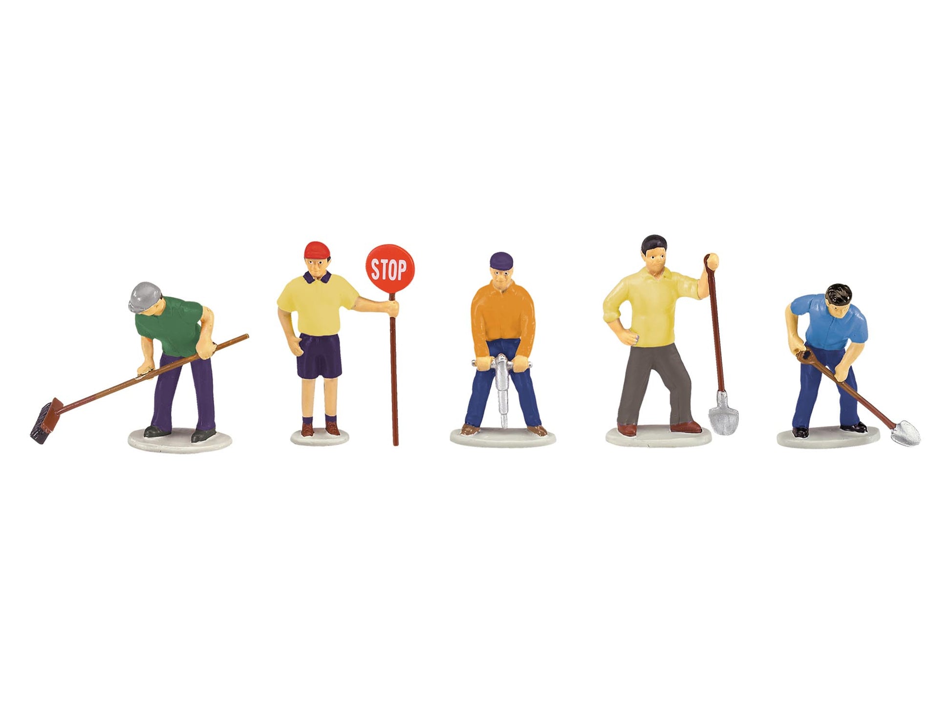 American Flyer 6-49977 S Construction Workers Figures (Set of 5)