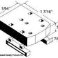 Kadee 881 G / #1 Scale Conversion Platforms for Aristo Passenger Cars Kit