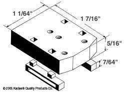 Kadee 881 G / #1 Scale Conversion Platforms for Aristo Passenger Cars Kit
