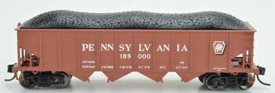Bowser 38123 N PRR Shadow Keystone RTR H-21a Hopper #189250