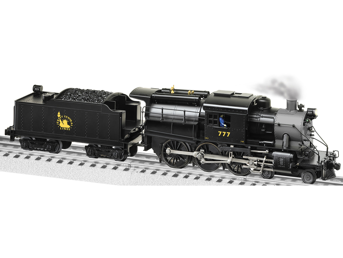 Lionel 6-82414 O Central of New Jersey LionChief Plus Camelback Steam Loco #777 LN/Box