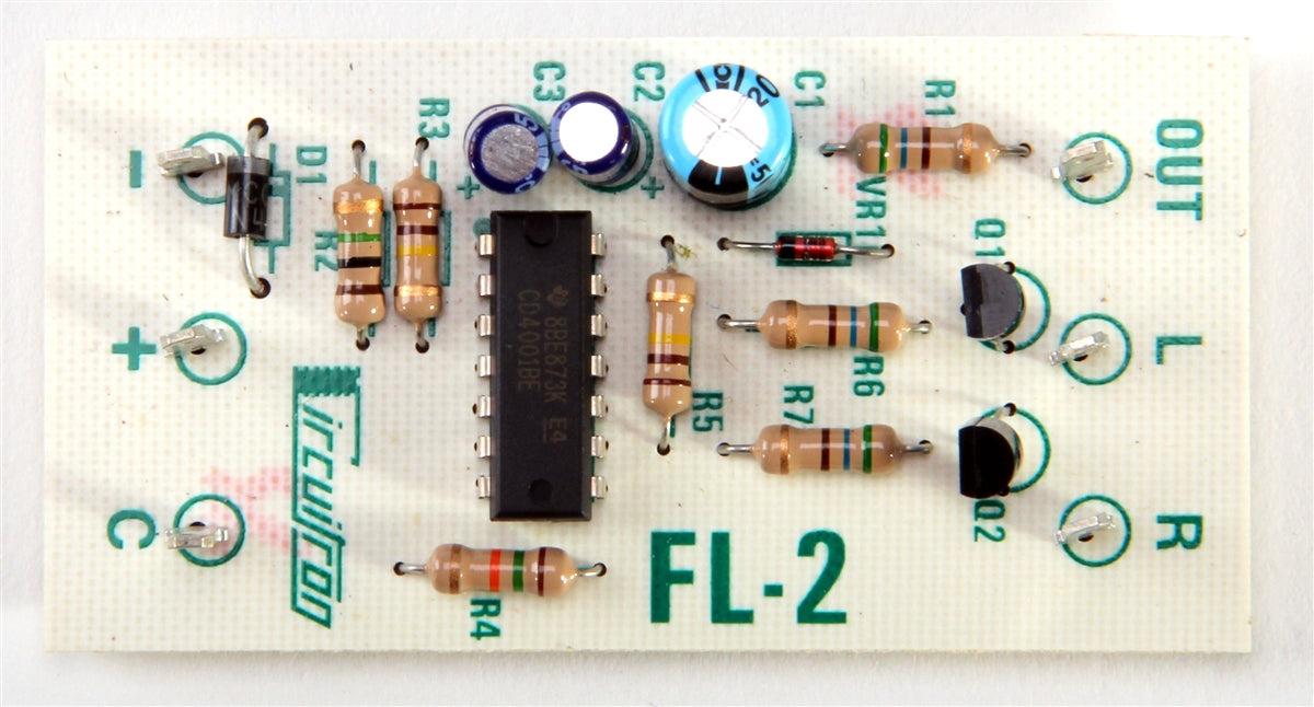 Circuitron 5102 HO FL-2 Alternating Flasher Circuit Board/Module