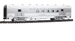 Life Like 8057 HO Santa Fe 60' Streamlined Diner Car w/ Interior Light