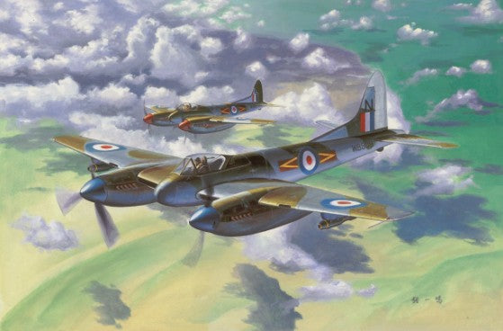 Trumpeter 02894 1:48 De Havilland Hornet F.3 Fighter Military Aircraft Plane Kit