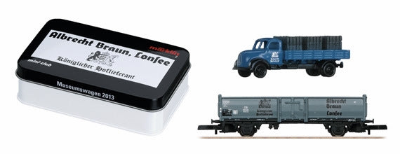 Marklin 80024 Z High-Side Gondola with Flagstone Load