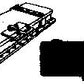 Cal Scale 190-232 HO Tender Water Hatch (Brass Casting) Rectangular