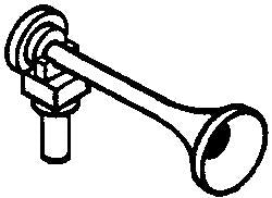 Cal Scale 190-423 HO KS-2 Single-Chime Nathan Diesel Air Horn (Pack of 2)