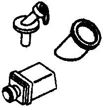 Cal Scale 190-431 HO Diesel Fuel Fillers 1 Set - 3 Pieces