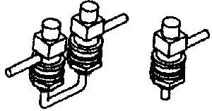 Cal Scale 190-432 HO Diesel Fuel Filters Brass Castings (Pack of 2)