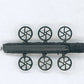 Cal Scale 190-487 HO Brake Wheel Plastic (Pack of 6)