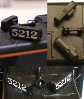 Cal Scale 190-611 HO Southern Pacific - Style Side Number Board