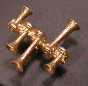 Cal Scale 190-624 HO Nathan K5R25 5-Chime Air Horn Lost Wax Brass Casting