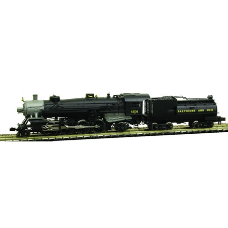Model Power 875911 N Scale Baltimore & Ohio 2-8-2 Mikado w/Tender (DCC & Sound)