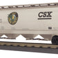 MTH 30-75521 O CSX RailKing 4-Bay Cylindrical Hopper Car #265105 LN/Box