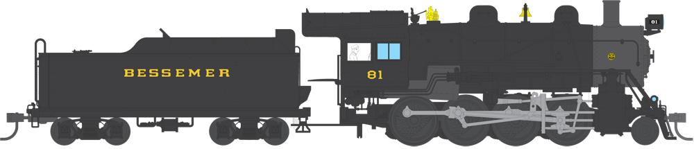 Broadway Limited 4310 HO Bessemer & Lake Erie 2-8-0 Consolidation #81