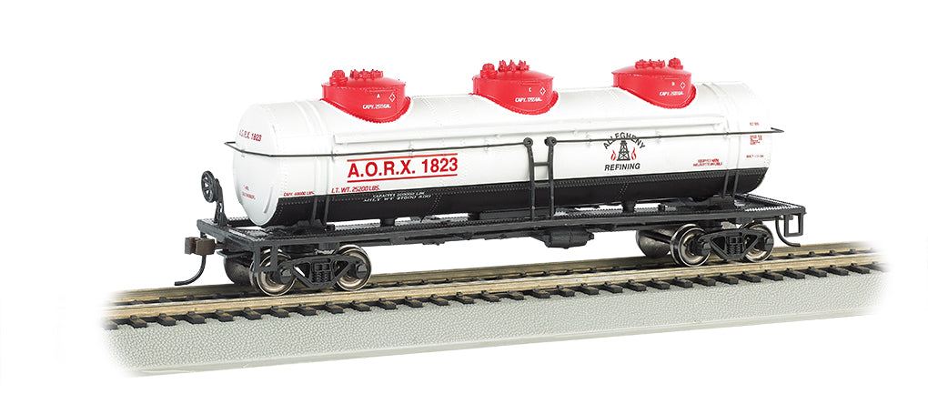 Bachmann 17103 HO Allegheny Refining 40' Triple Dome Tank Car LN/Box
