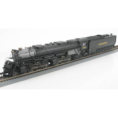 Athearn G9124 HO Clinchfield 4-6-6-4 Steam Locomotive & Tender w/DCC/Sound #670