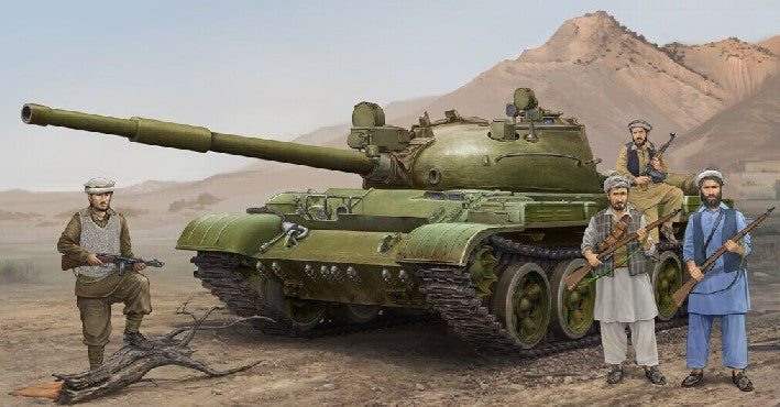 Trumpeter 01551 1:35 Russian T62 Mod 1975 (Mod 1962+KTD2) Tank Plane Kit