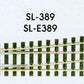 Peco SL-389 N Code 80 8º 36" Radius Left Hand Switch Turnout